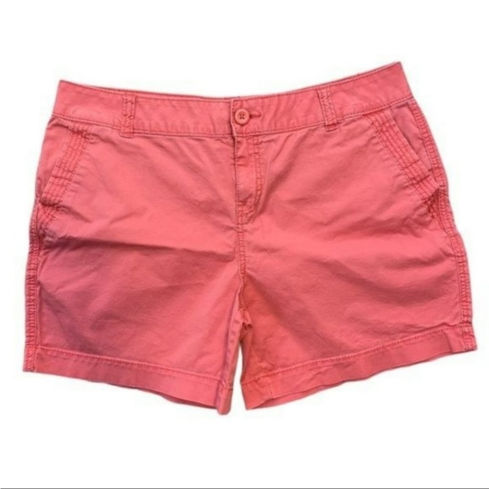 Maurices Pink Khaki Shorts Size 16 Plus Size